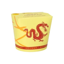 Starpak Snackboxen "ASIA" rund 750 ml 9,6 cm x 9,8 cm x 8,6 cm "Dragon", 10 x 50 Stück