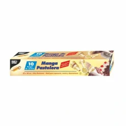 Starpak Spritzbeutel 1,8 l 46 cm x 23 cm transparent inkl. 3 Spritztüllen, 16 x 10 Stück