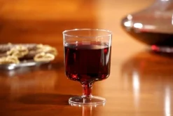 Starpak Stiel-Gläser für Rotwein, PS 0,2 l Ø 7,2 cm, 10 cm glasklar einteilig, 20 x 10 Stück