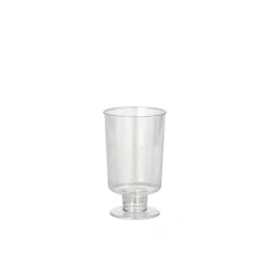 Starpak Stiel-Gläser für Schnaps, PS 4 cl Ø 3,8 cm, 6,3 cm glasklar einteilig