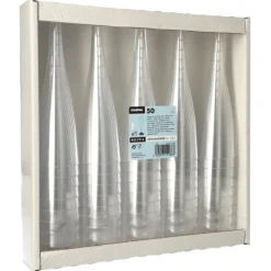 Starpak Stiel-Gläser (Oberteile) für Sekt, PS 0,1 l Ø 5 cm, 17,5 cm glasklar
