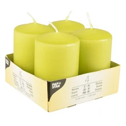 Starpak Stumpenkerzen Ø 50 mm, 80 mm kiwi