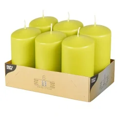 Starpak Stumpenkerzen Ø 60 mm, 115 mm kiwi