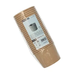 Starpak Suppenbecher, Pappe rund 350 ml Ø 9,8 cm, 7 cm braun