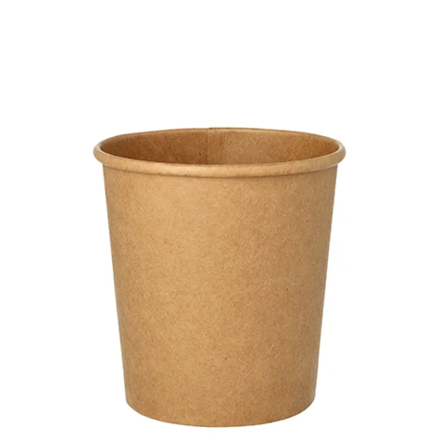 Starpak Suppenbecher, Pappe rund 470 ml Ø 9,8 cm, 10 cm braun
