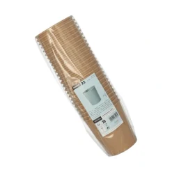Starpak Suppenbecher, Pappe rund 470 ml Ø 9,8 cm, 10 cm braun