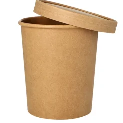 Starpak Suppenbecher, Pappe rund 940 ml Ø 11,5 cm, 13 cm braun