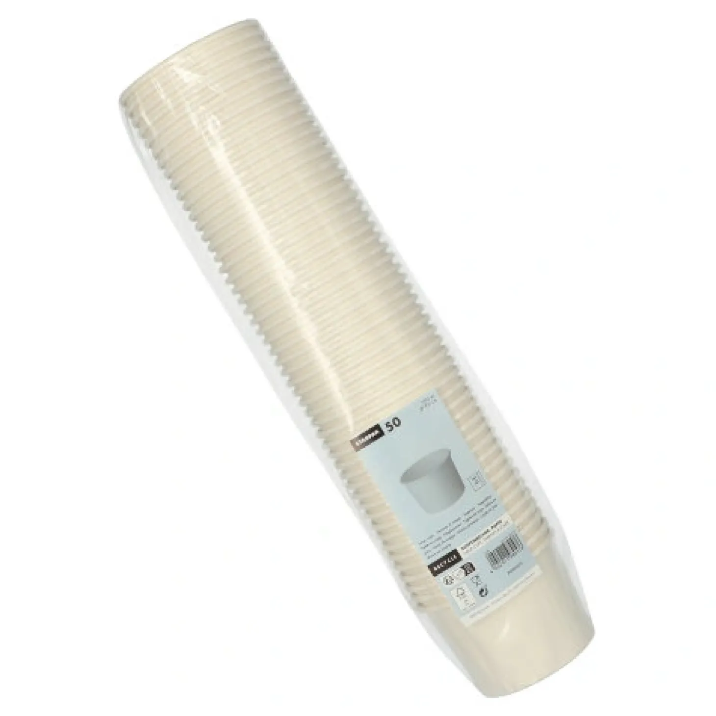 Starpak Suppenbecher, Pappe "To Go" rund 350 ml Ø 9,9 cm, 7 cm weiß