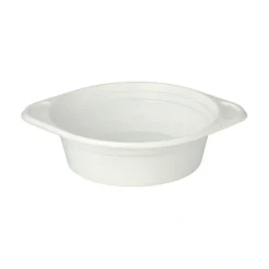 Starpak Suppenschalen, PP rund 500 ml Ø 15,6 cm, 4,5 cm weiß mit Anfasser