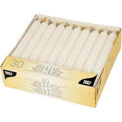 Starpak Tafelkerzen Ø 2,1 cm, 19,6 cm weiß, 4 x 30 Stück