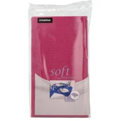 Starpak Tischdecke, stoffähnlich, Vlies "soft selection" 120 cm x 180 cm fuchsia