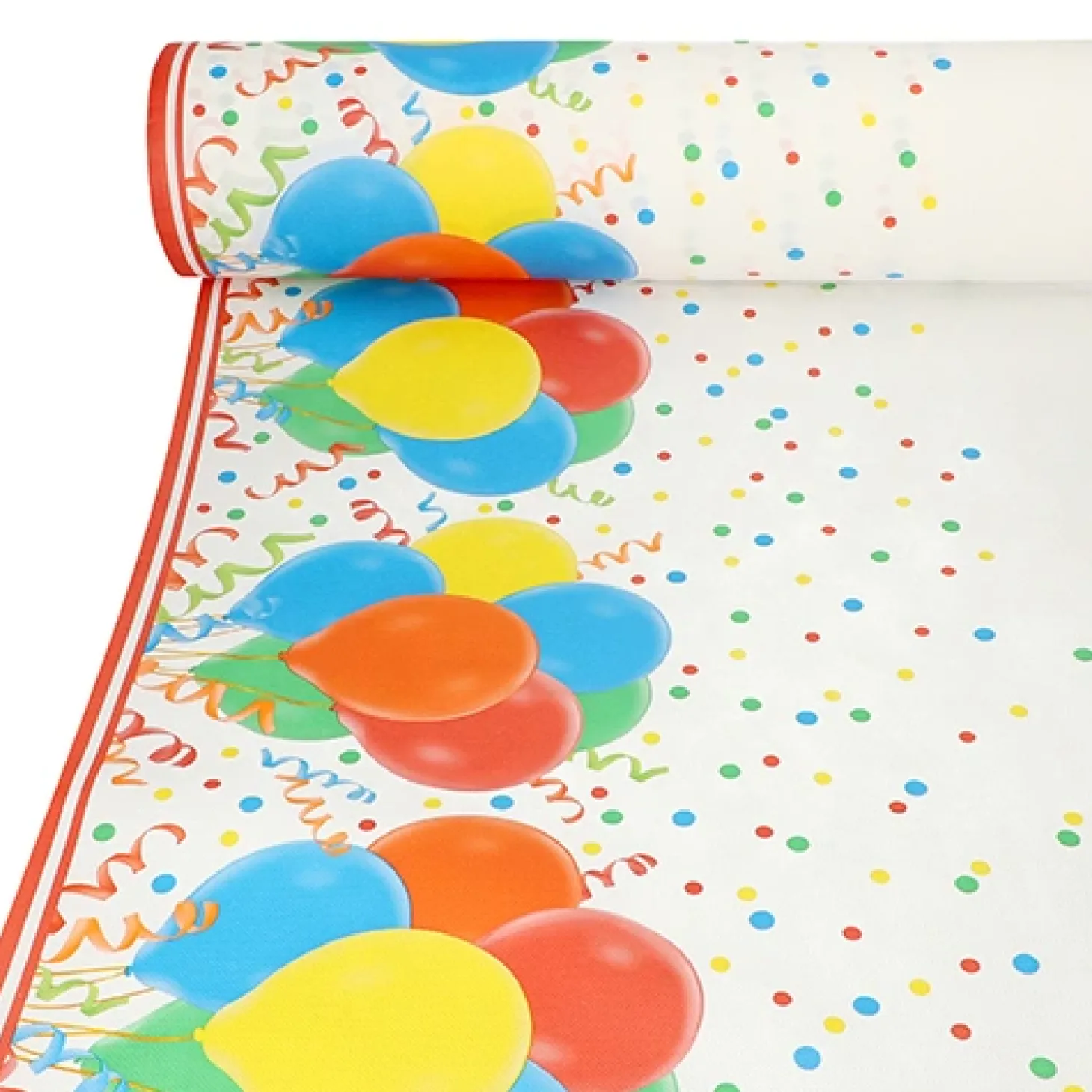 Starpak Tischdecke, stoffähnlich, Vlies "soft selection plus" 40 m x 1,18 m "Lucky Balloons"