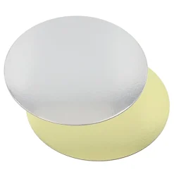 Starpak Tortenplatten rund Ø 30 cm, 0,3 cm gold/silber, 2 x 25 Stück