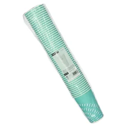 Starpak Trinkbecher für Kaltgetränke, Pappe 0,4 l Ø 8,97 cm, 13,5 cm türkis