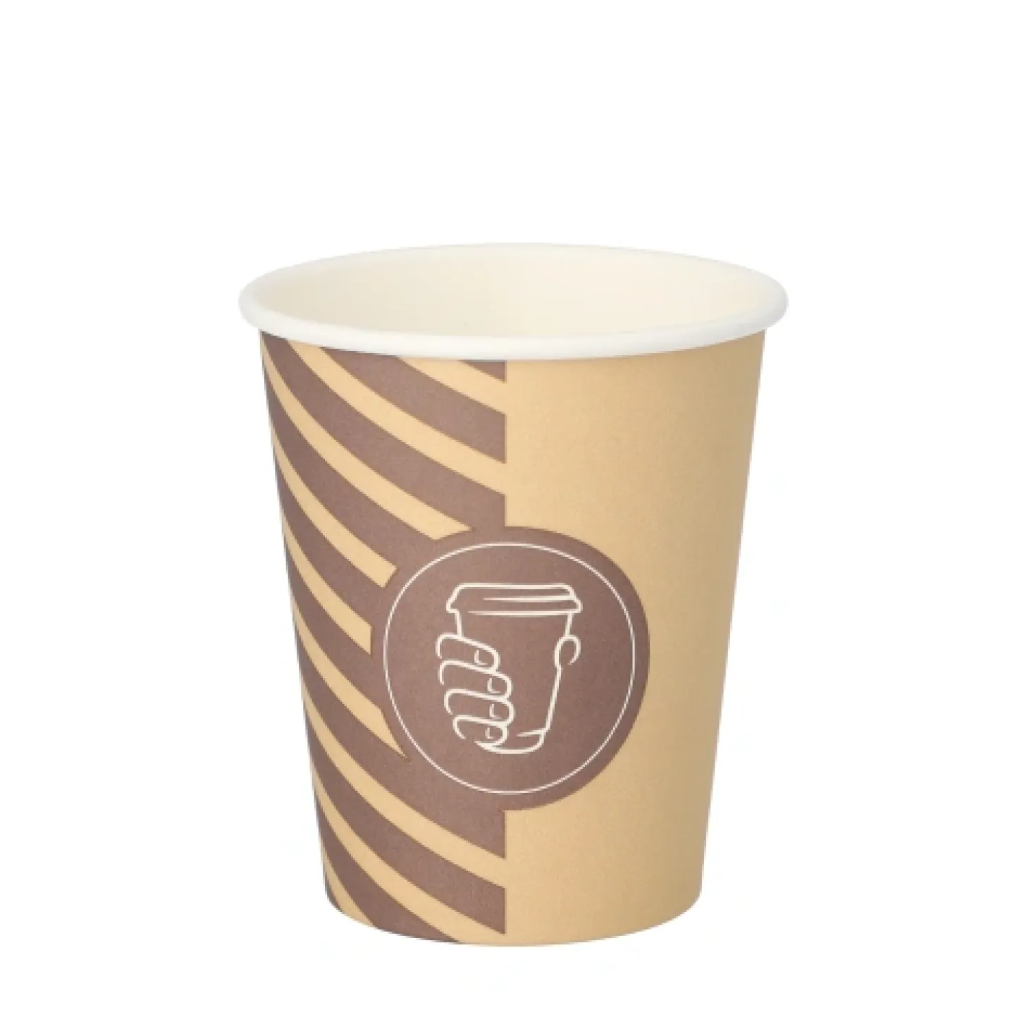 Starpak Trinkbecher, Pappe 0,2 l Ø 8 cm, 9,2 cm "Coffee Line", 20 x 50 Stück