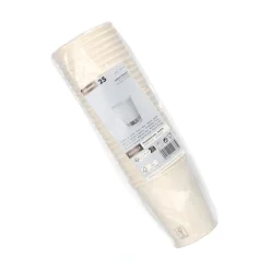 Starpak Trinkbecher, Pappe 0,2 l Ø 8 cm, 9,2 cm weiß einzeln gehüllt