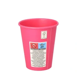 Starpak Trinkbecher, Pappe "To Go" 0,2 l Ø 8 cm, 9,2 cm pink, 20 x 50 Stück