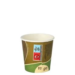 Starpak Trinkbecher, Pappe "To Go" 0,1 l Ø 6,3 cm, 6 cm "Barista Time", 25 x 80 Stück
