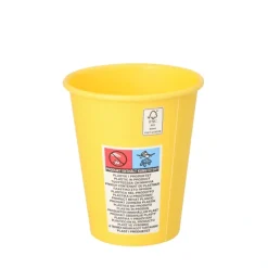Starpak Trinkbecher, Pappe "To Go" 0,2 l Ø 8 cm, 9,2 cm gelb, 20 x 50 Stück