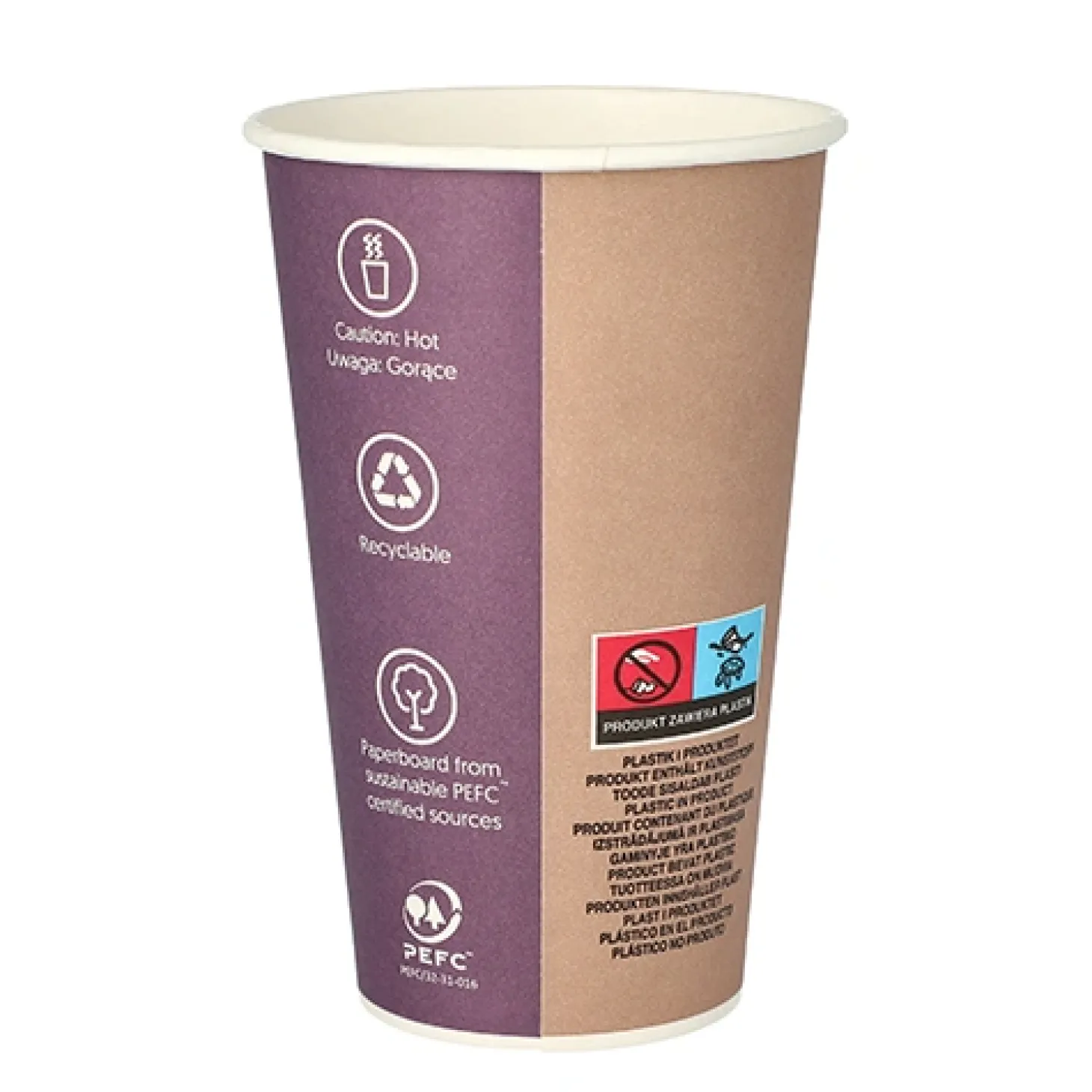 Starpak Trinkbecher, Pappe "To Go" 0,4 l Ø 9 cm, 13,5 cm