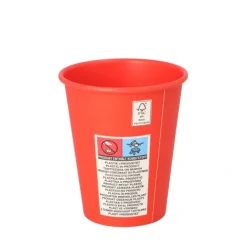 Starpak Trinkbecher, Pappe "To Go" 0,2 l Ø 8 cm, 9,2 cm rot, 20 x 50 Stück