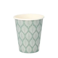 Starpak Trinkbecher, Pappe "To Go" 0,2 l Ø 8 cm, 9,1 cm "Lövdans", 20 x 20 Stück