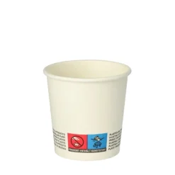 Starpak Trinkbecher, Pappe "To Go" 0,1 l Ø 6 cm, 6 cm weiß