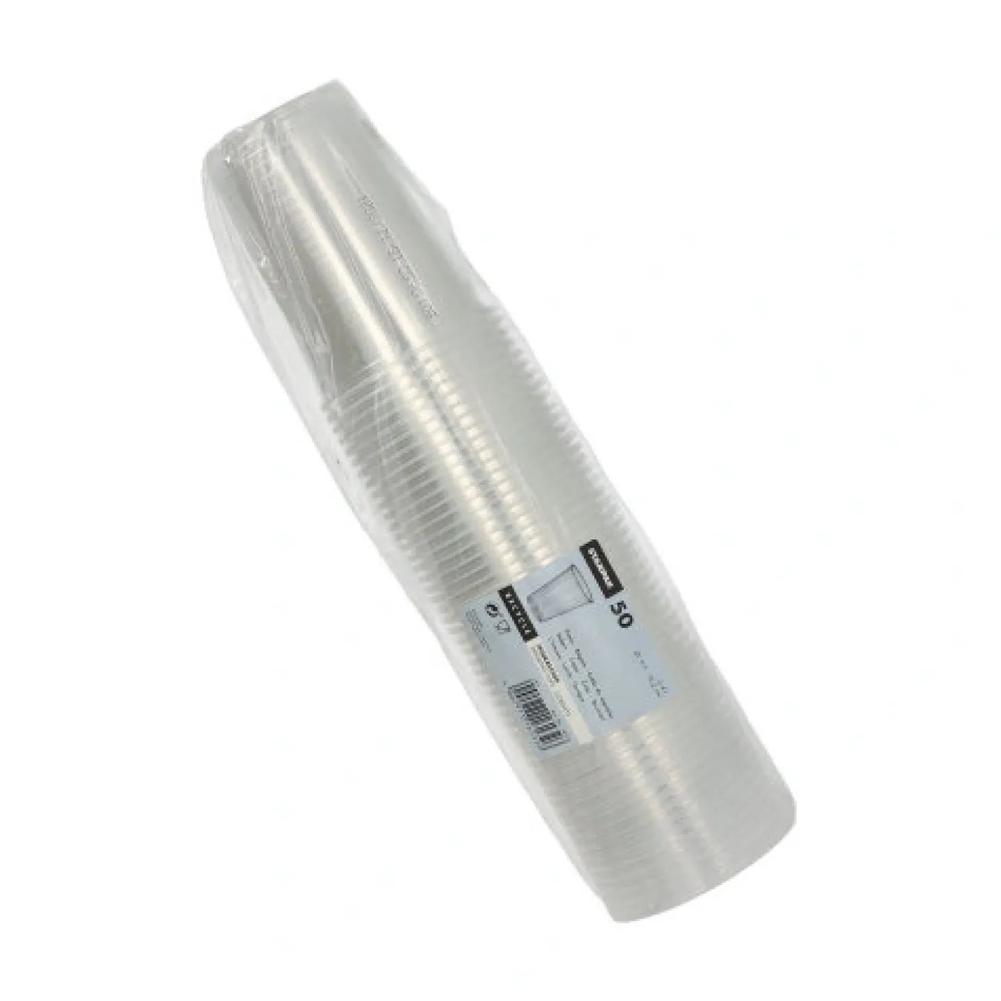 Starpak Trinkbecher, PP 0,4 l Ø 9,5 cm, 12,2 cm transparent mit Schaumrand