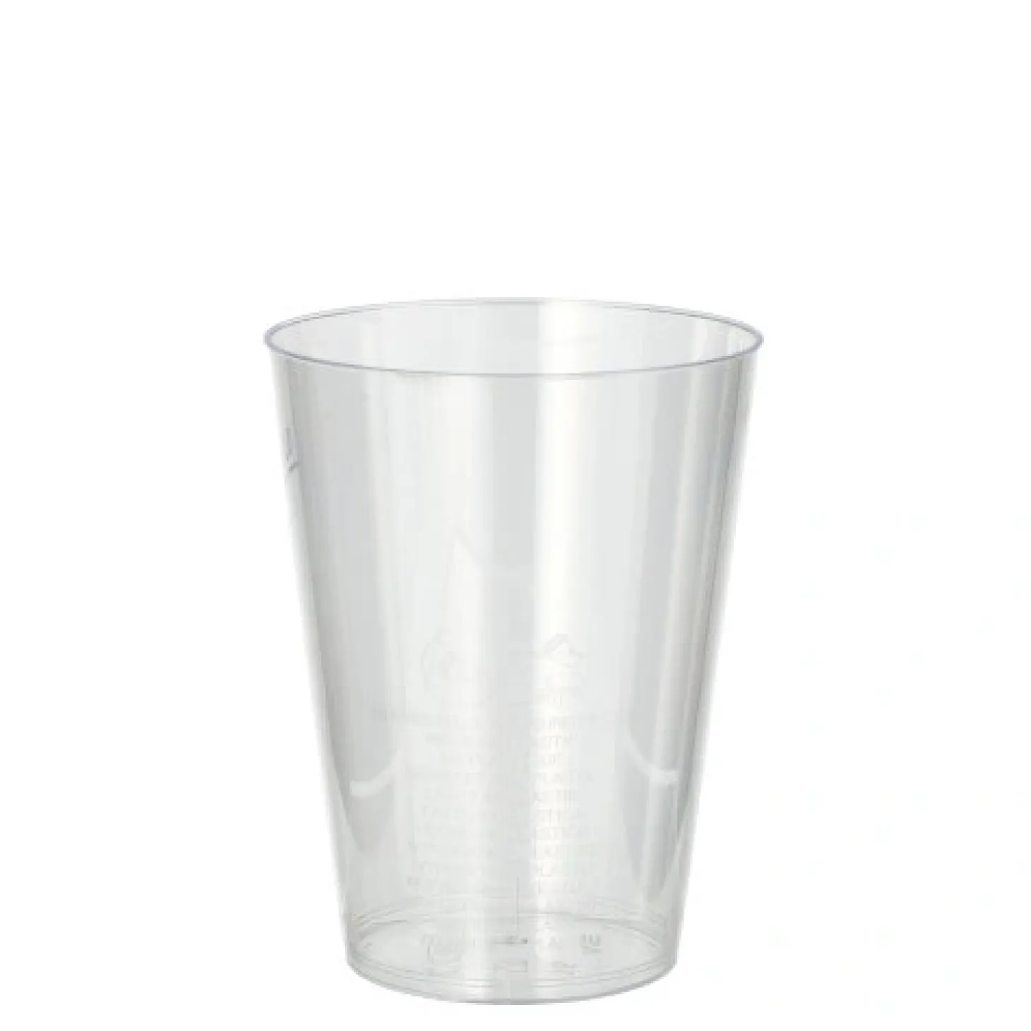 Starpak Trinkbecher, PS 0,2 l Ø 7,5 cm, 9,7 cm glasklar, 15 x 10 Stück