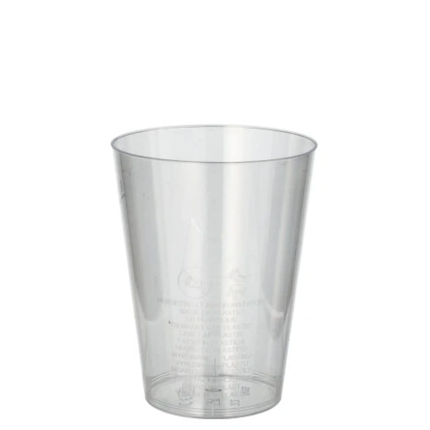 Starpak Trinkbecher, PS 0,2 l Ø 7,5 cm, 9,7 cm glasklar, 20 x 50 Stück