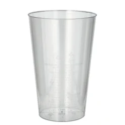 Starpak Trinkbecher, PS 0,4 l Ø 9 cm, 13 cm glasklar