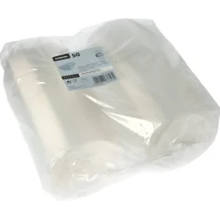 Starpak Verpackungsbecher mit Klappdeckeln, PP 8-eckig 375 ml 4,2 cm x 11 cm x 11 cm transparent