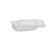 Starpak Verpackungsbecher, PP eckig 125 ml 2,8 cm x 8,1 cm x 10,8 cm transparent
