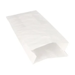 Starpak Warmhaltebeutel, Papier mit PE-Einlage 24 cm x 10,5 cm x 5,5 cm weiß, 10 x 100 Stück