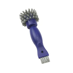 Steckdosenbürste Sauba KOMBO 130mm blau-grau