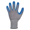 Stronghand Deltana 0655 Feinstrickhandschuhe mit Nitril-Beschichtung grau/blau, VE 144 Paar
