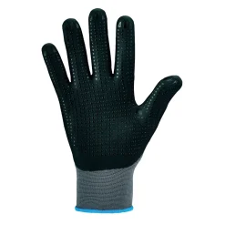 Stronghand Handan 0613 Feinstrickhandschuhe mit Nitril-Beschichtung grau/schwarz, VE 120 Paar