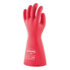 Stronghand Red Lightning 0920 Elektrikerhandschuhe mit Latex-Beschichtung rot, VE 12 Paar
