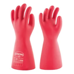 Stronghand Red Lightning 0920 Elektrikerhandschuhe mit Latex-Beschichtung rot, VE 12 Paar