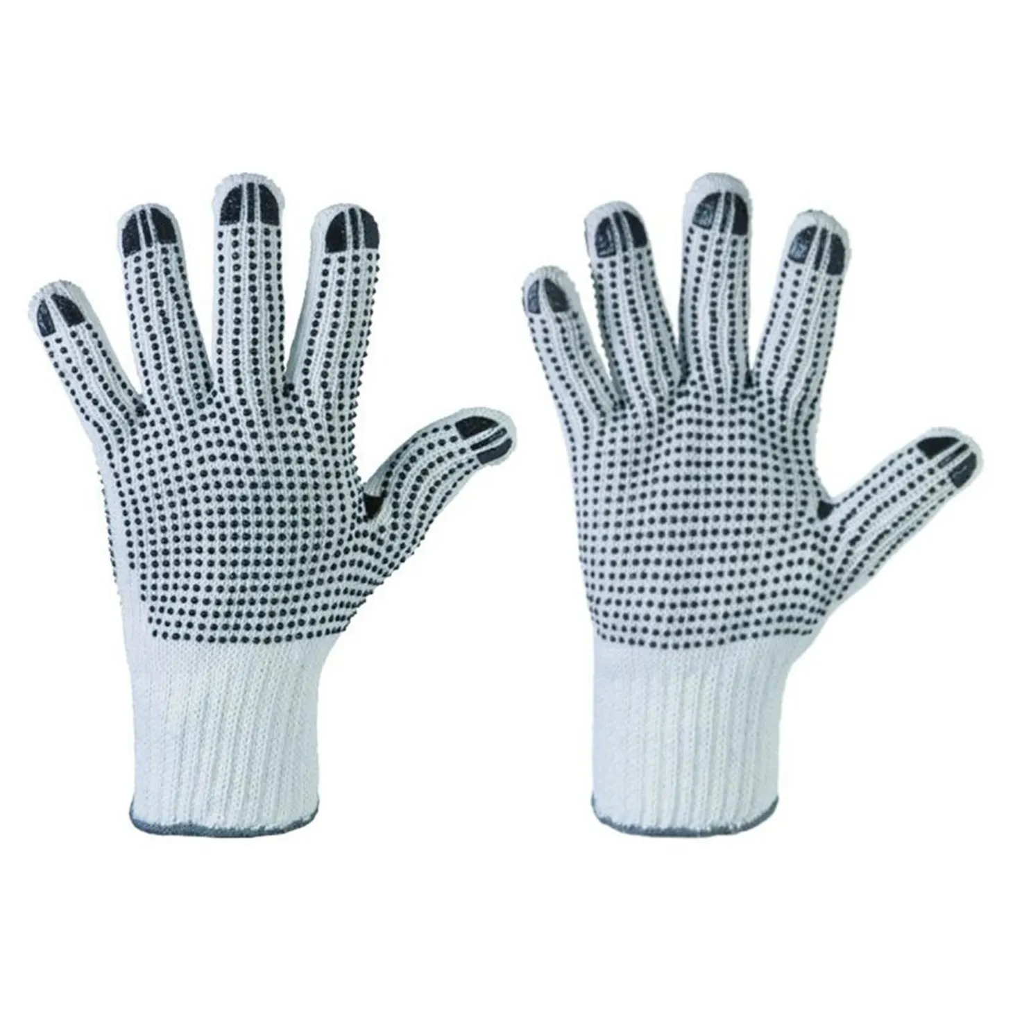 Stronghand Tantung 0362 Grobstrickhandschuhe mit Vinyl-Beschichtung weiß, VE 240 Paar