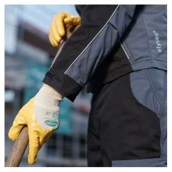 Stronghand Yellowstar 0550 Arbeitshandschuhe mit Nitril-Beschichtung natur/gelb, VE 144 Paar