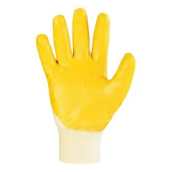 Stronghand Yellowstar 0550 Arbeitshandschuhe mit Nitril-Beschichtung natur/gelb, VE 144 Paar