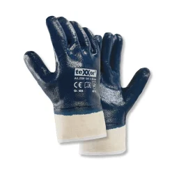 teXXor 2339 Arbeitshandschuhe mit Nitril-Beschichtung beige/blau, VE 144 Paar