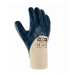 teXXor 2309 Arbeitshandschuhe mit Nitril-Beschichtung beige/blau, VE 144 Paar