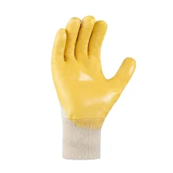 teXXor 2356 Arbeitshandschuhe mit Nitril-Beschichtung gelb/beige, VE 144 Paar