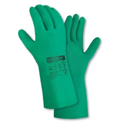 teXXor 2360 Chemikalienschutzhandschuhe mit Nitril-Beschichtung grün, VE 144 Paar