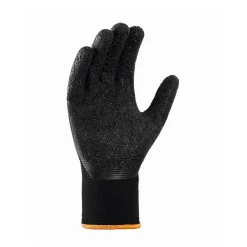 teXXor 2425 Feinstrickhandschuhe mit Latex-Beschichtung schwarz, VE 120 Paar