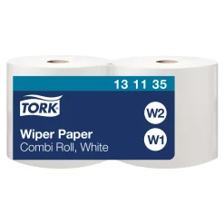 Tork 131135 Advanced Mehrzweck-Papierwischtücher W1 W2, 1-lagig, 460 Meter
