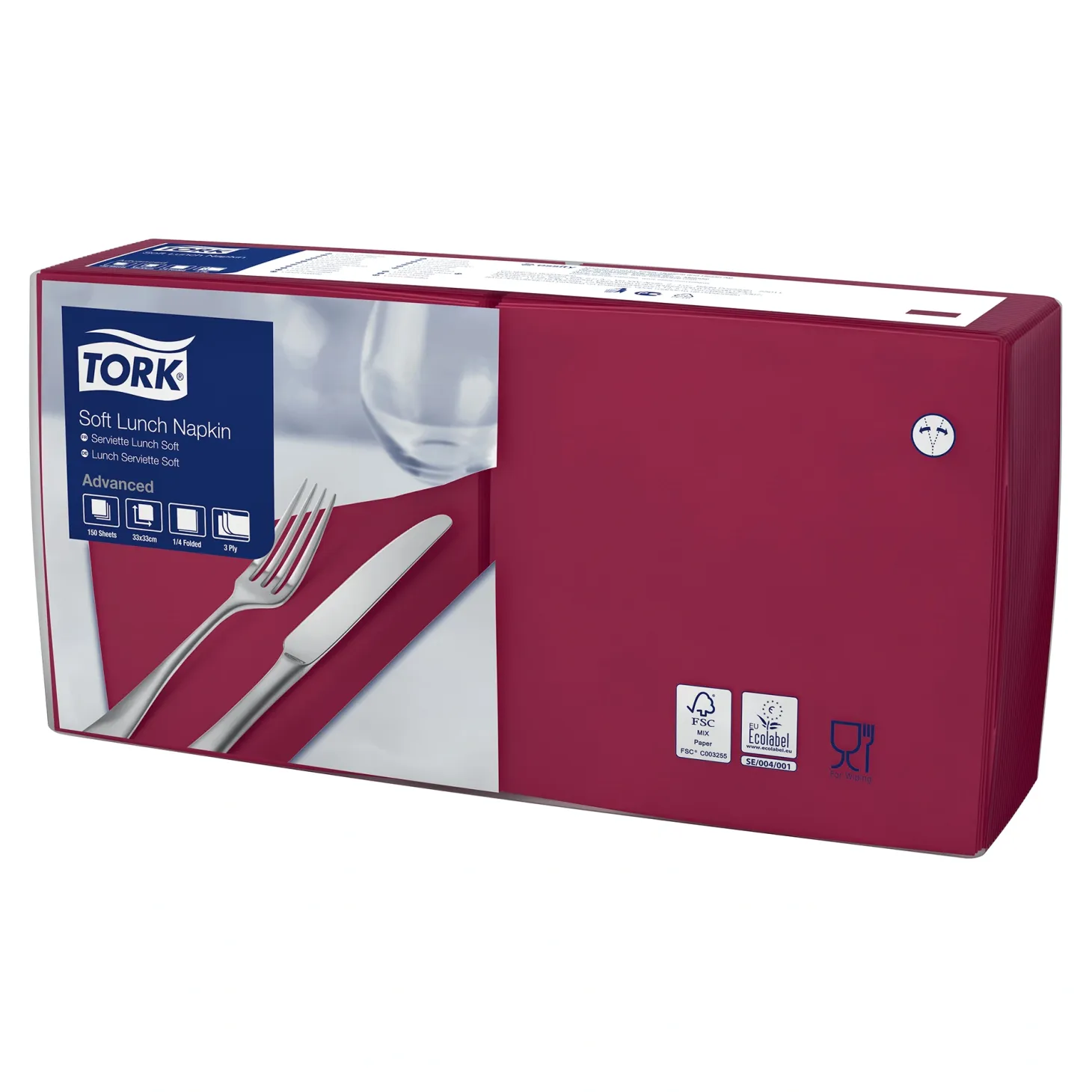 Tork Advanced Soft Lunchserviette 1/4-Falz, 32,8 x 32,5 cm, 3-lg