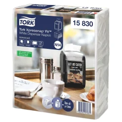 Tork 15830 Advanced Xpressnap Fit Spenderserviette N14 Multifold Z, 21,3 x 16,5 cm, 2-lg, weiß